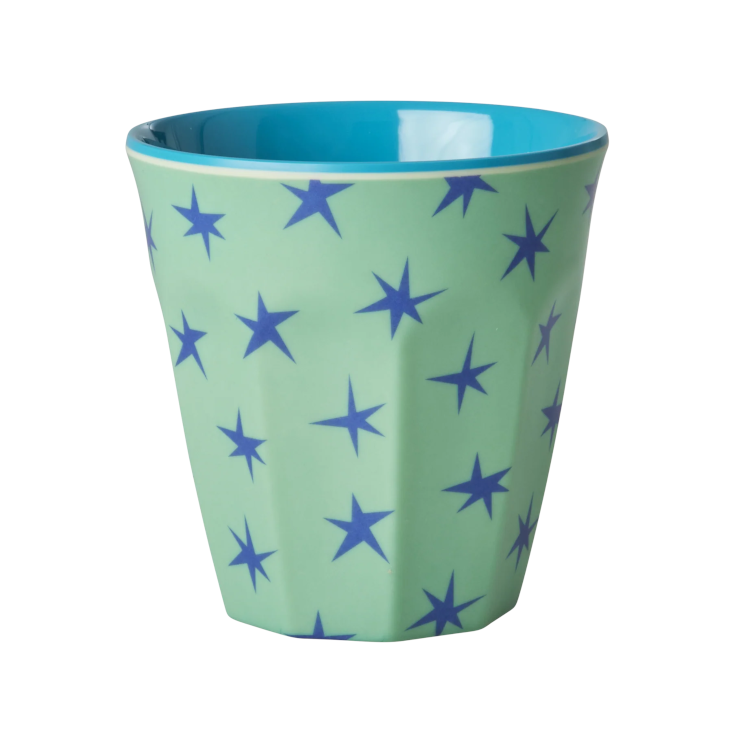 Rice Melamin Becher - Stars Print Grün
