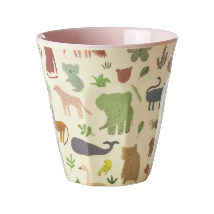 RICE Melamin Becher - Sweet Jungle Print