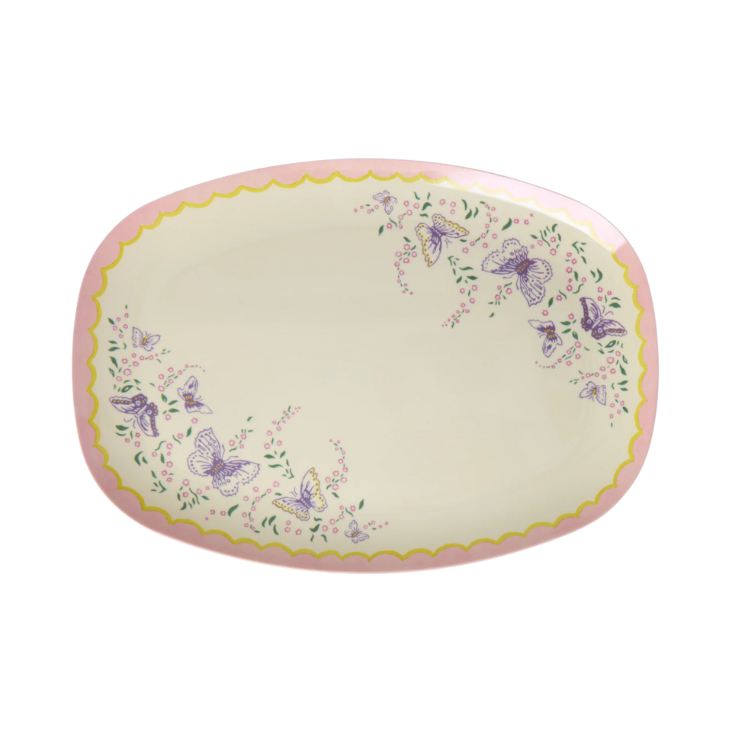 RICE Melamin Platte - Spread Your Wings Print