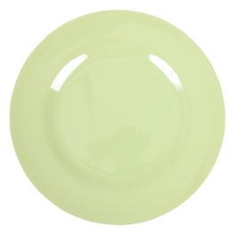 Rice Melamine Dinner Plate Uni mint