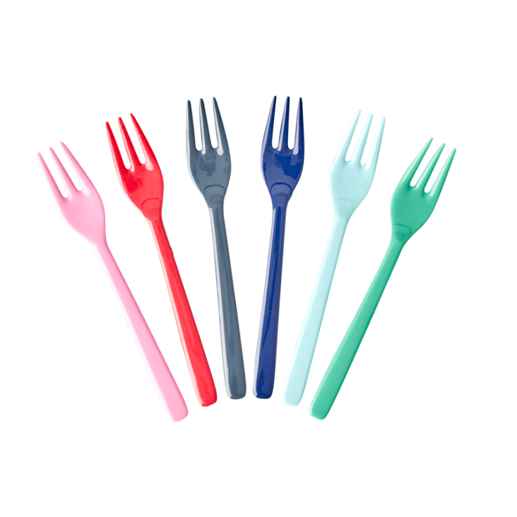 Rice Melamin Gabeln, 6er Set