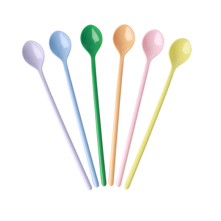 Rice Melamin Löffel 6er Set Happy Print