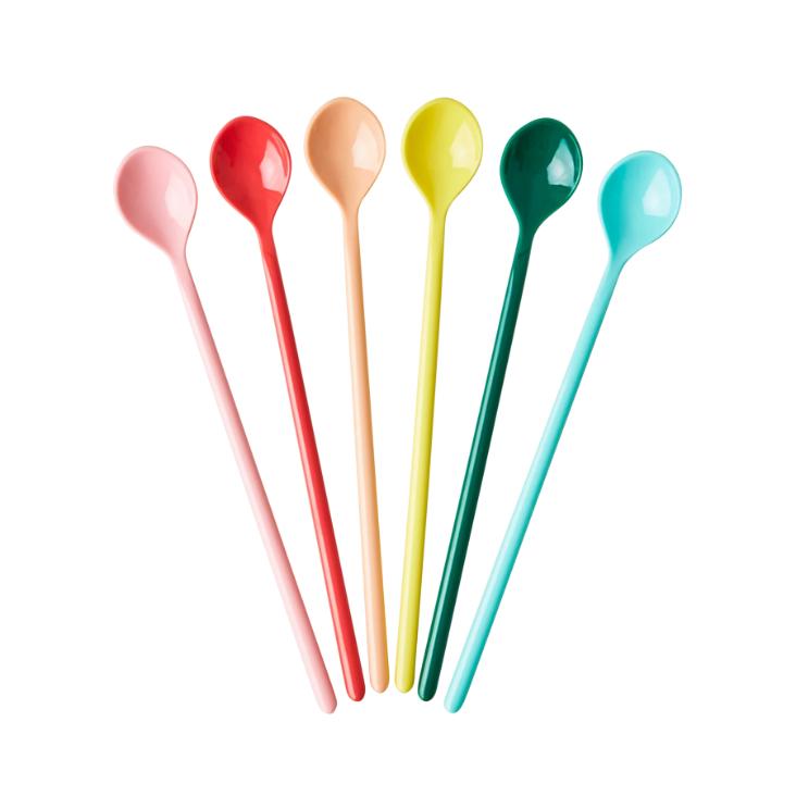 Rice Melamin Latte Spoons 6er-Set - Dance Out Colors