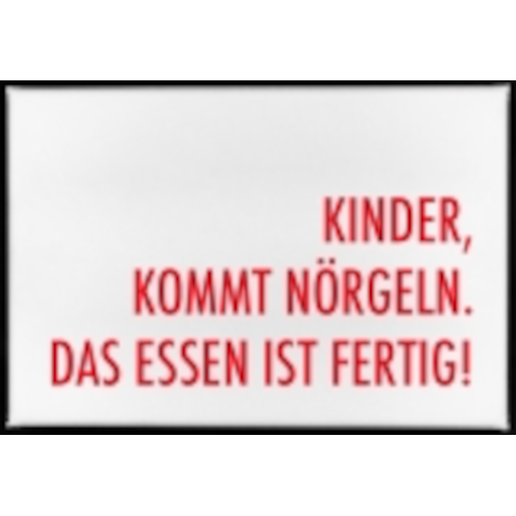 Magnet Essen ist fertig