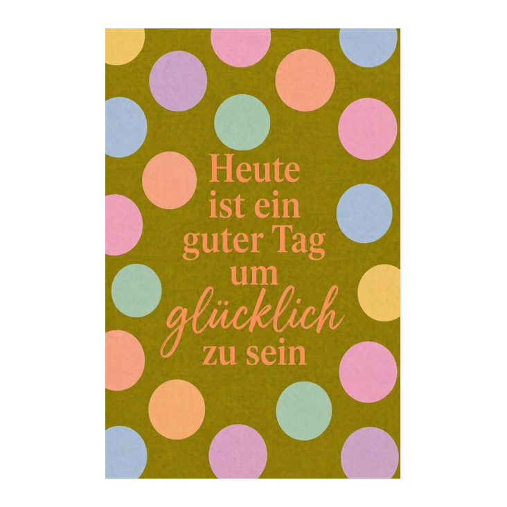Mini Grusskarte Guter Tag