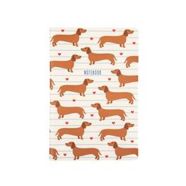 Sausage Dog A5 Notebook