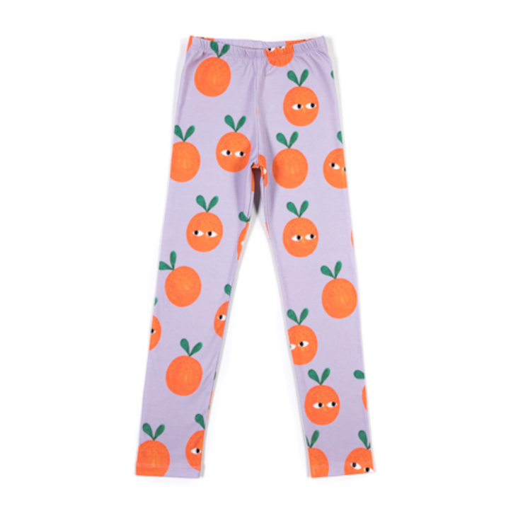 Oranges on Lilac Leggings