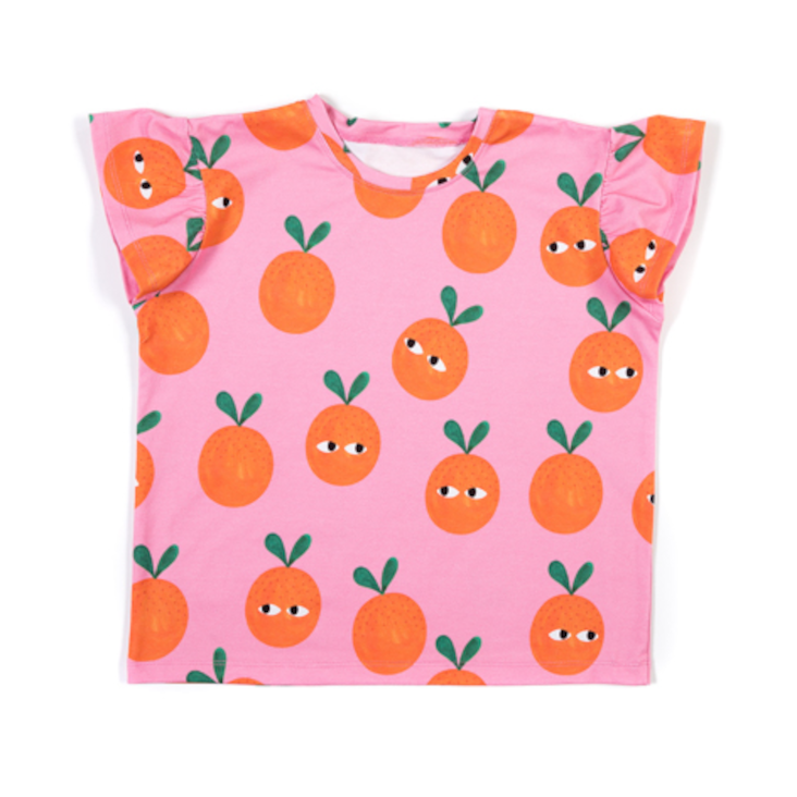 Oranges on Pink Frills T-Shirt