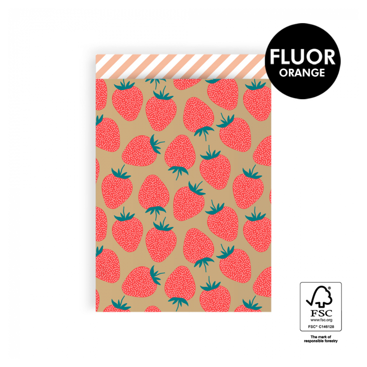 5 Geschenkbags Fraise, Gr. L