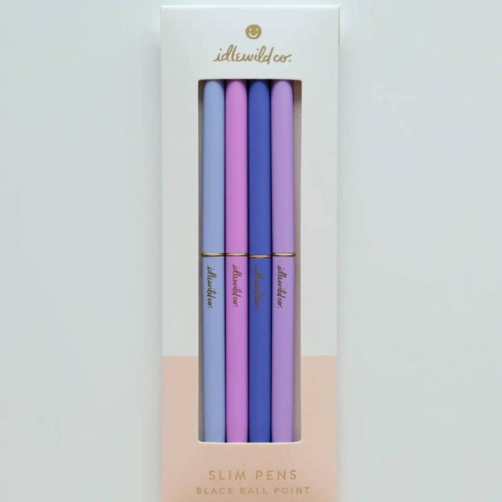 Schlanker Stift, Vierer-Set | Spektrum Violetttöne