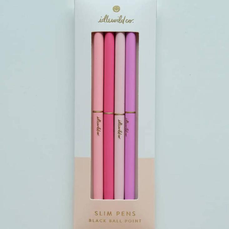 Schlanker Stift, Vierer-Set | Spektrum Hübsch in Rosa