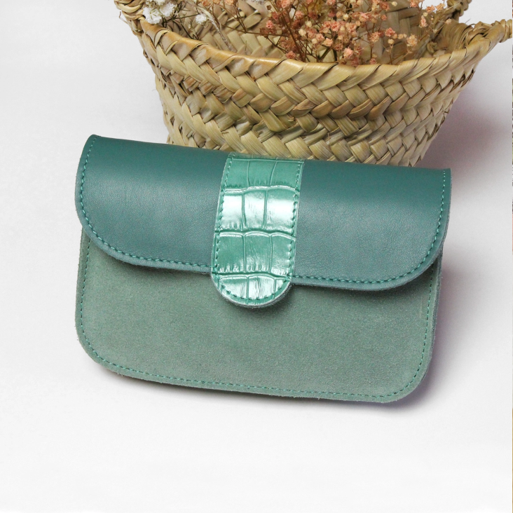 Portemonnaie Pipa Croco Mint