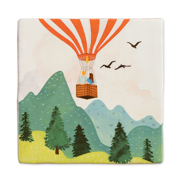 Plättchenbild Luftballon