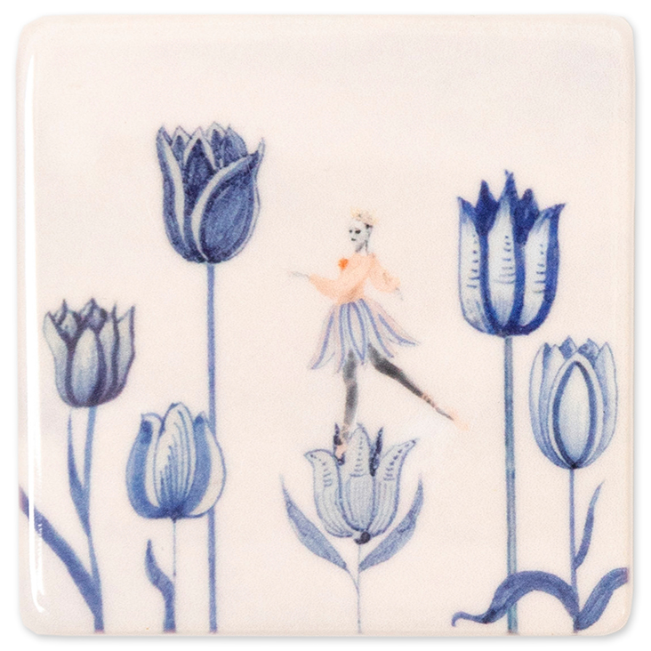 Plättchenbild Magnetisch Tulpenliebe