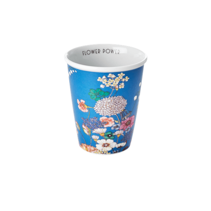 Porzellan Tasse - Flower Collage Print