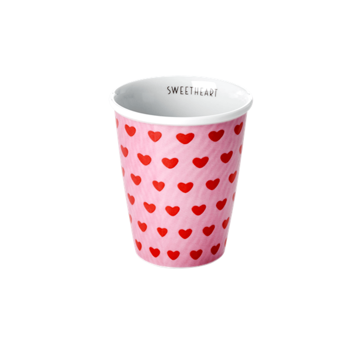 Porzellan Tasse - Sweet Hearts Print
