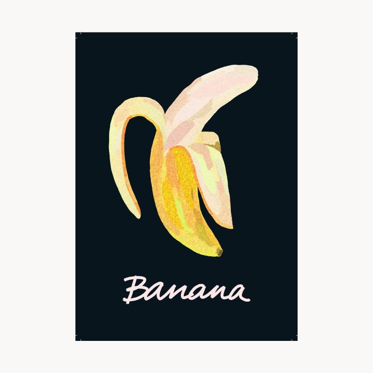 Postkarte Banana
