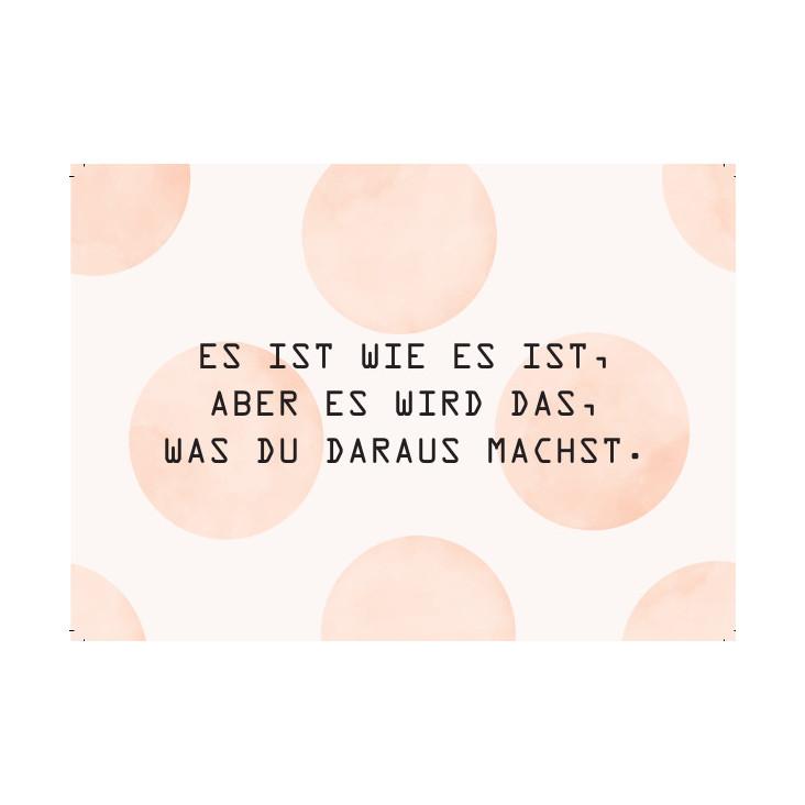Postkarte Es ist wie es ist Nr.138
