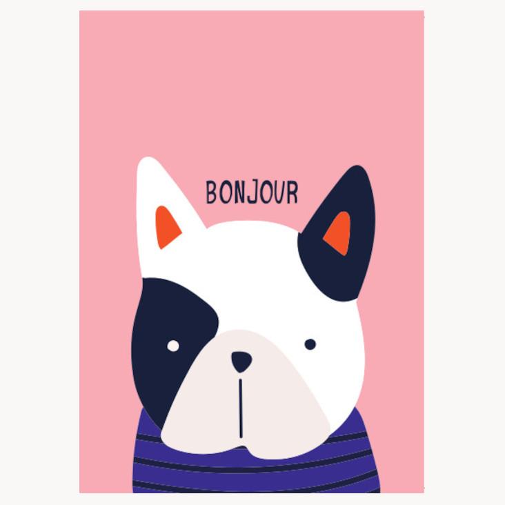 Postkarte Bonjour Nr.112