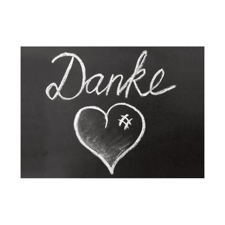 Postkarte Danke