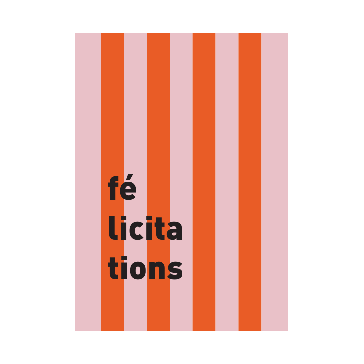 Postkarte Félicitations Nr. 214