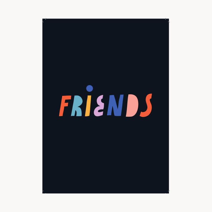 Postkarte Friends