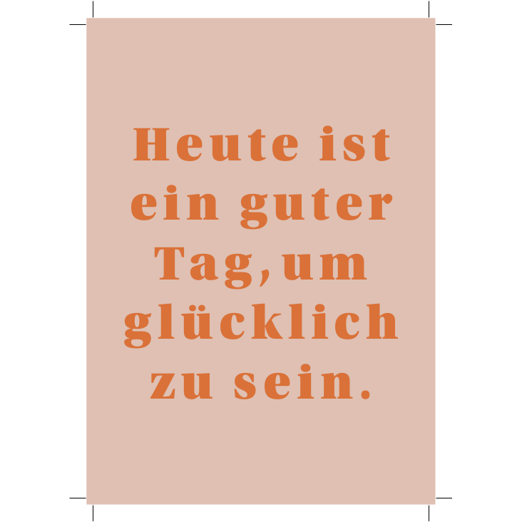 Postkarte Glücklich sein Nr. 86