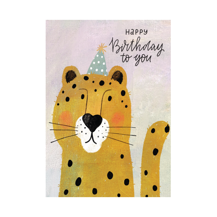 Postkarte Happy Birthday Leo