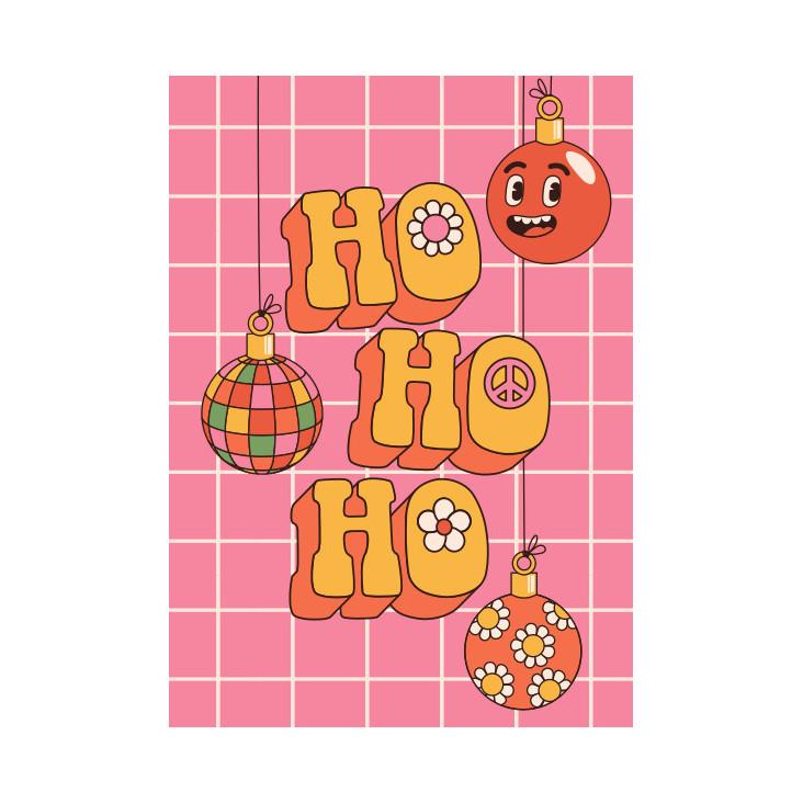 Postkarte Ho Ho Ho Nr.8