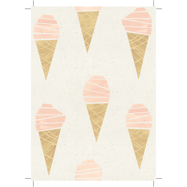 Postkarte Ice Cream