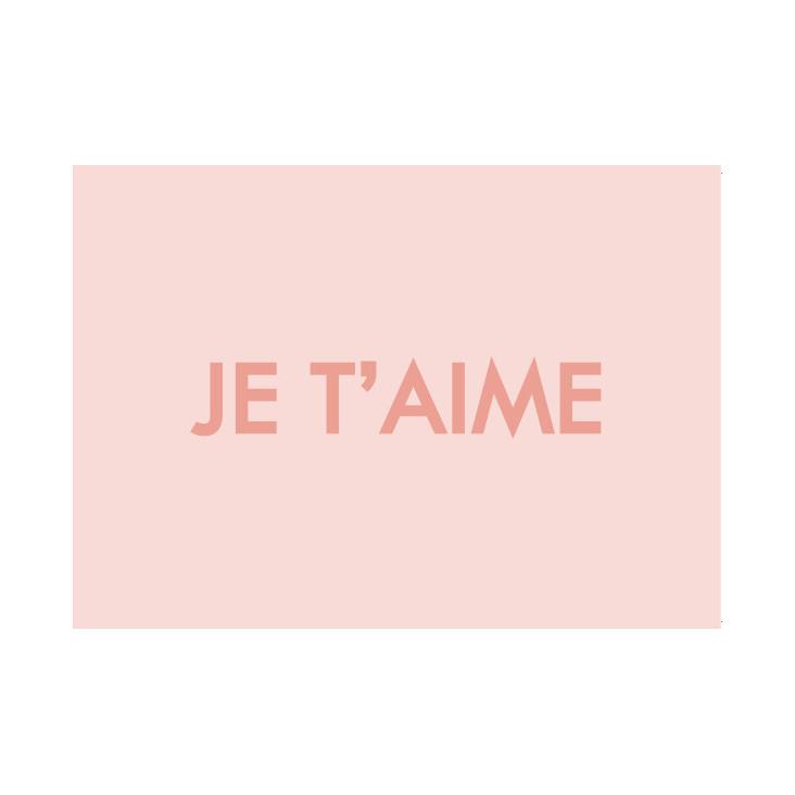 Postkarte Je t`aime Nr.106