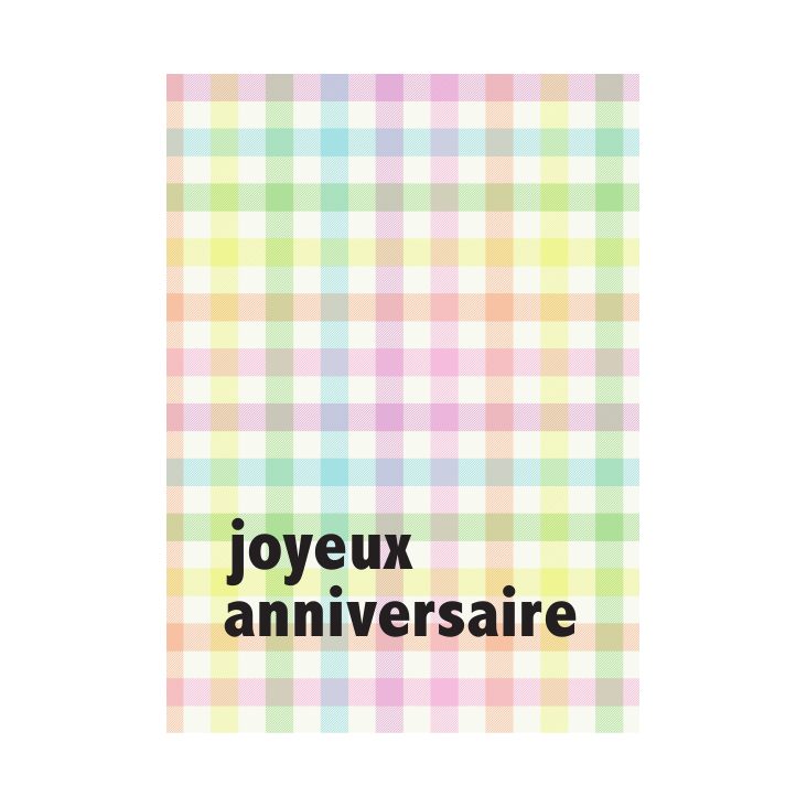 Postkarte Joyeux Anniversaire Nr. 220