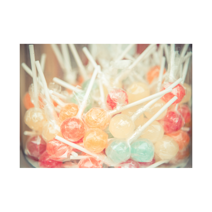 Postkarte Lollipop