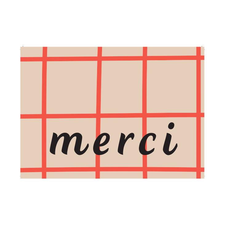 Postkarte Merci Nr. 104