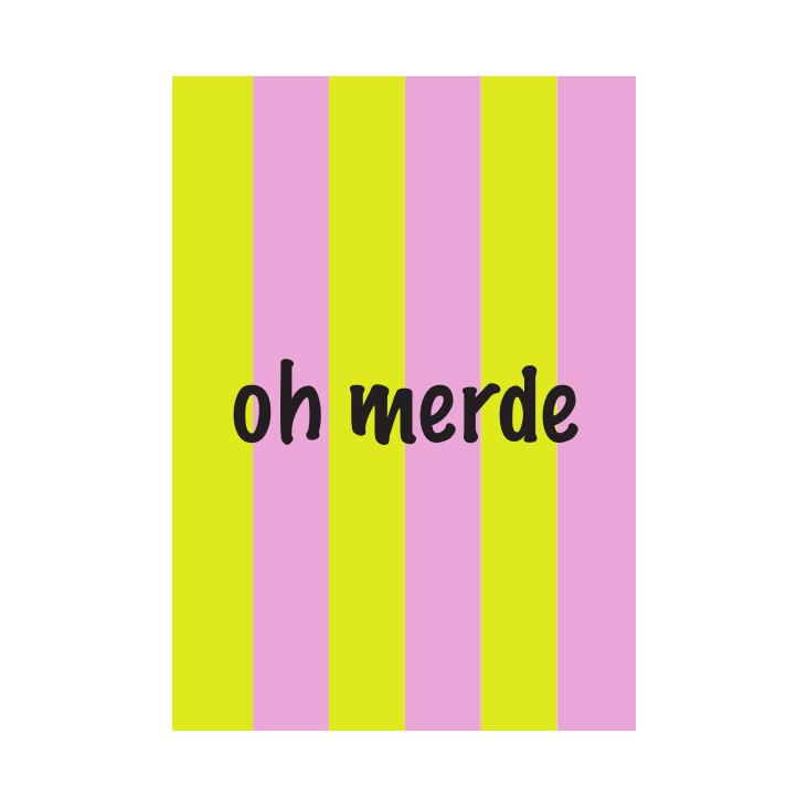 Postkarte oh merde Nr.192
