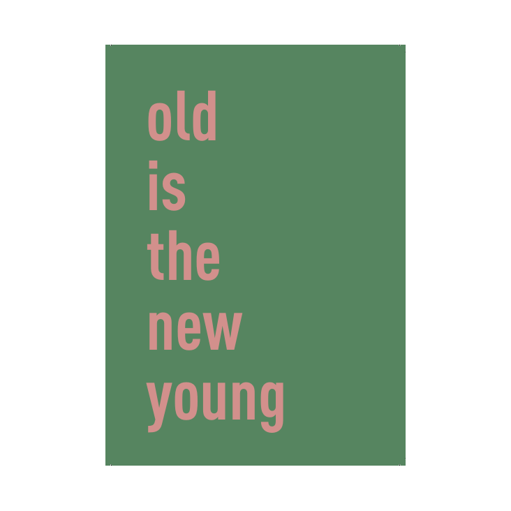 Postkarte Old is the new young Nr. 238