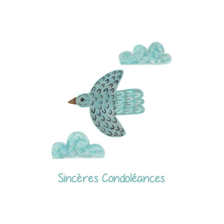 Postkarte Sincères Condoléances Nr.202
