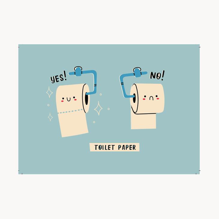 Postkarte Toilet Paper Nr.121