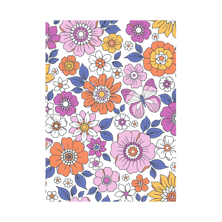 Postkarte Vintage Flowers Nr.169