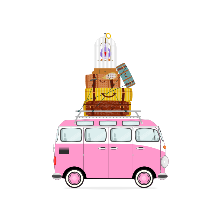 Postkarte VW Bus Nr. 32