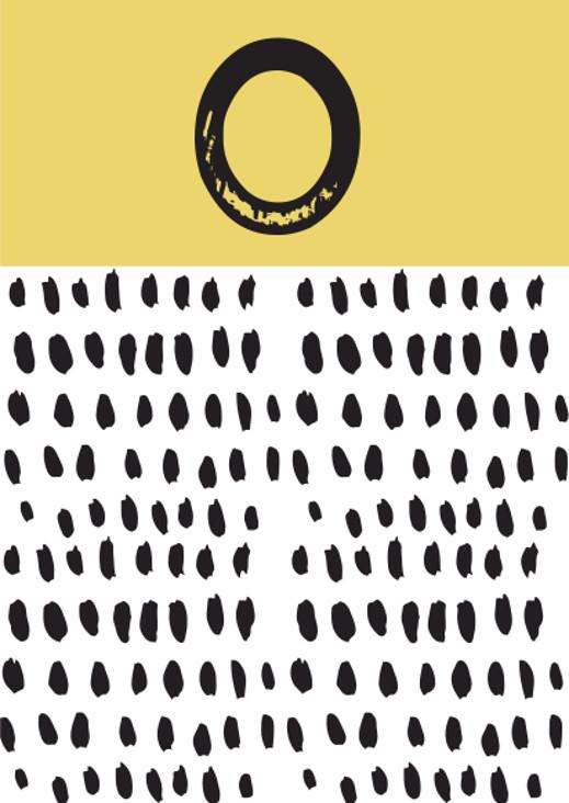 Postkarte Zahl 0 nr 46