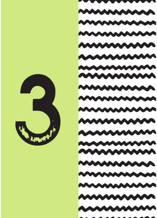 Postkarte Zahl 3 nr 49