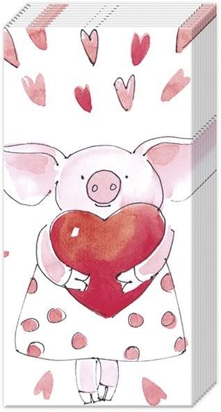 Taschentücher Piggy Love