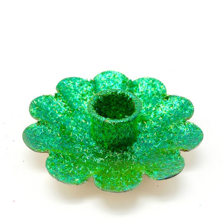 Kerzenhalter Glitter Kiwi