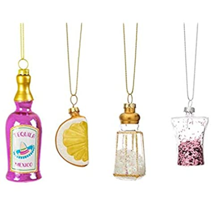 Weihnachtskugeln Tequila-Set