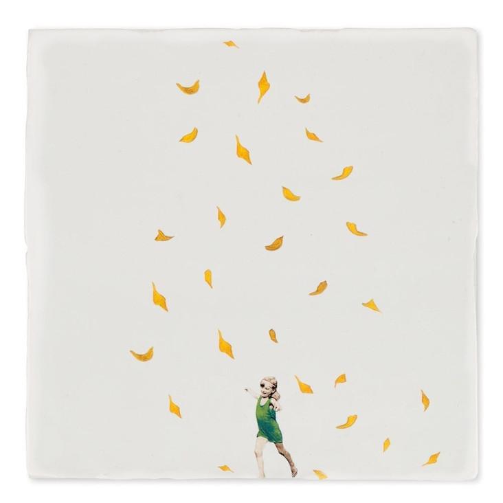 Plättli-Bild Flower Dance 10x10 Small