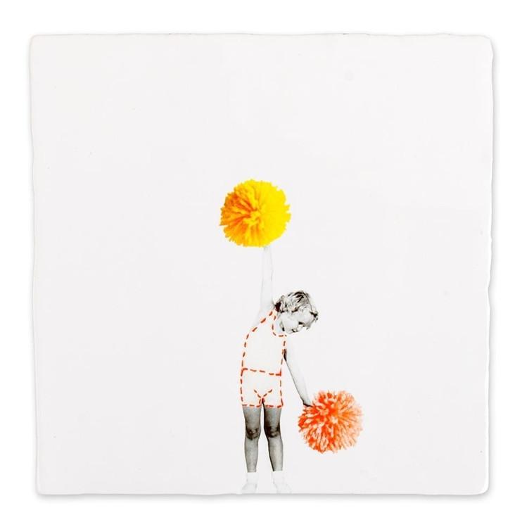 Plättli-Bild Cheerleader 10x10 Small