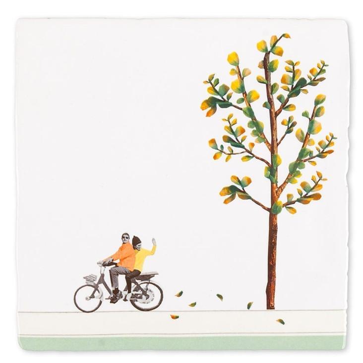 Plättli-Bild Velotour 10x10 Small