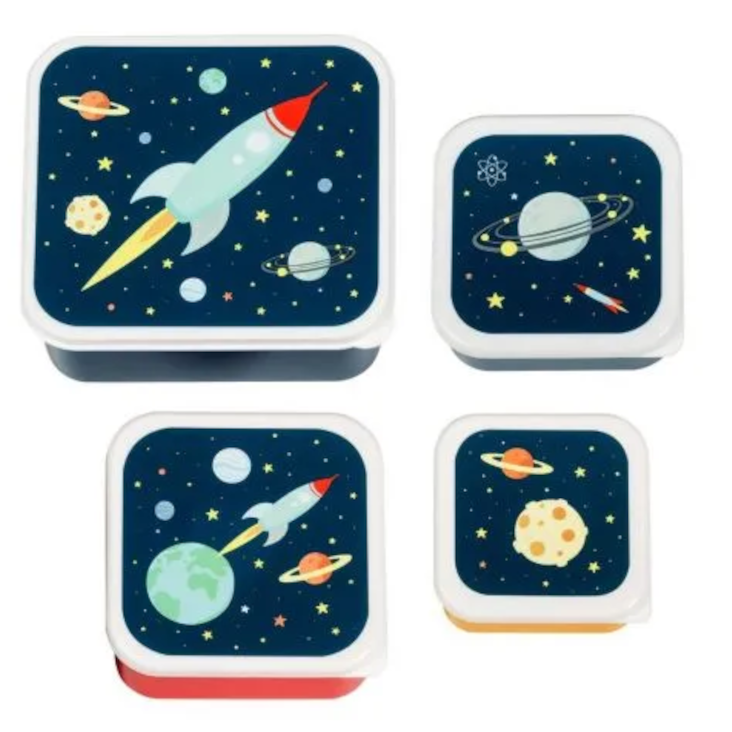Lunch&Snackbox 4er-Set Space