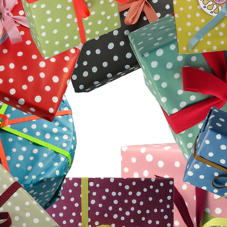 Seidenpapier gemischt 10 Farben